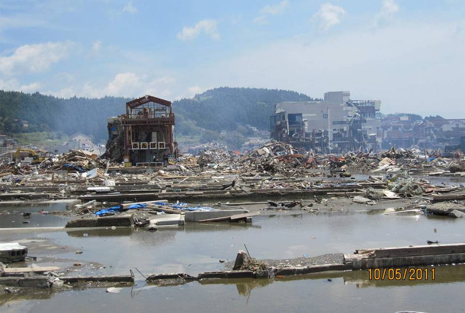Tsunami damage May 2011 - North Honshu Island